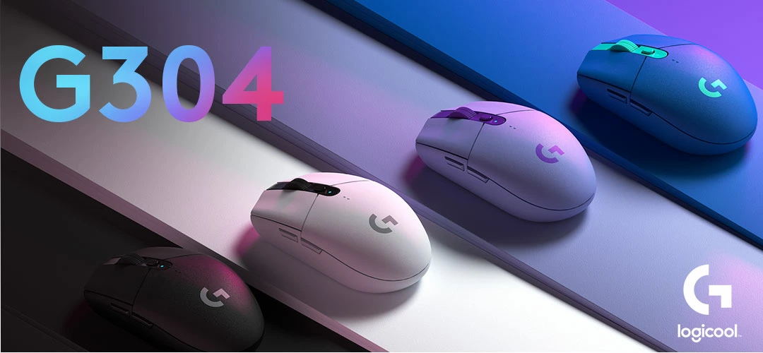 コスパ良し！見た目も涼しい？水色のワイヤレスゲーミングマウス