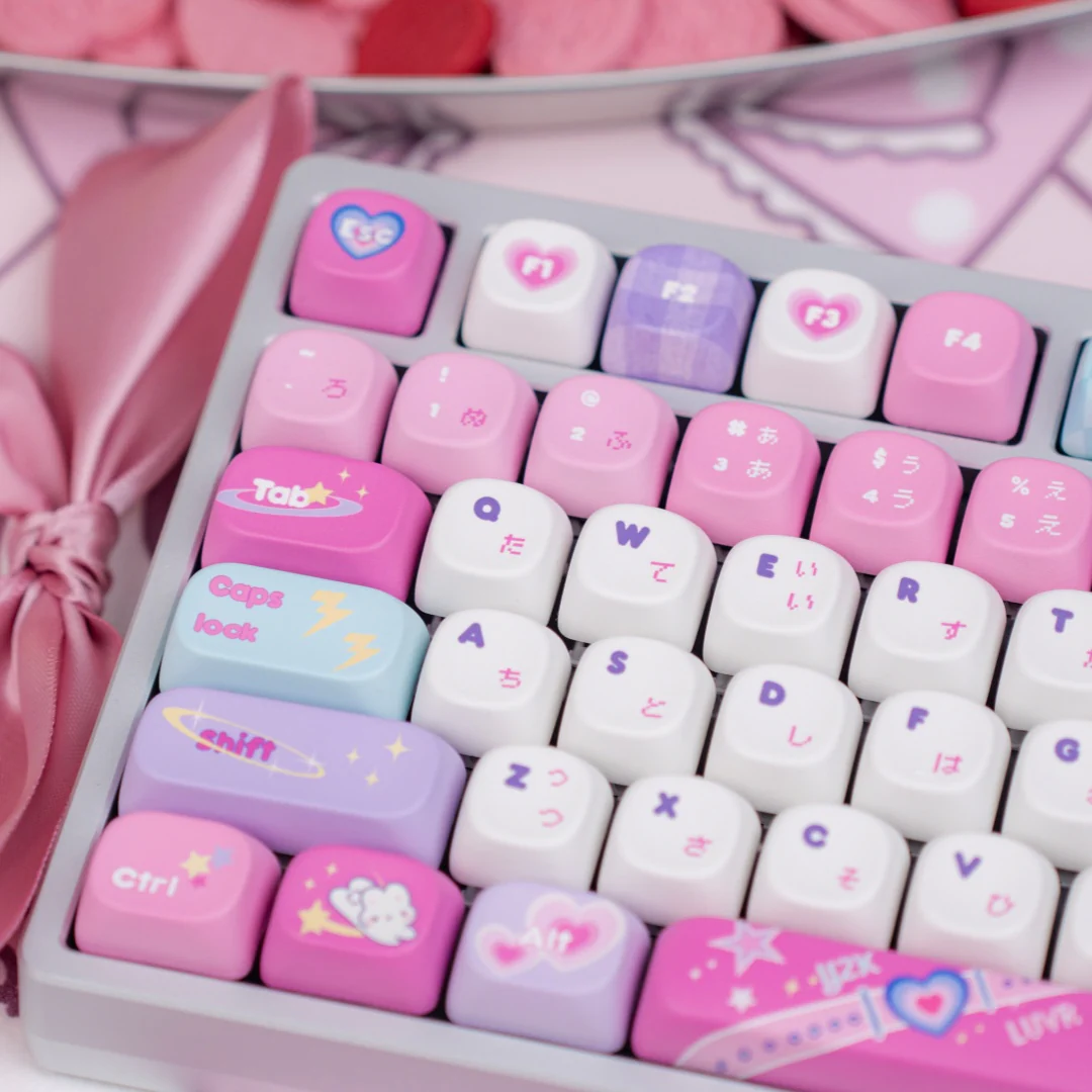 日*4様 キーボッツ　まとめ　平成レトロ あの頃のトキメキが蘇る💖 KiiBOOMからY2Kレトロなキーキャップセット