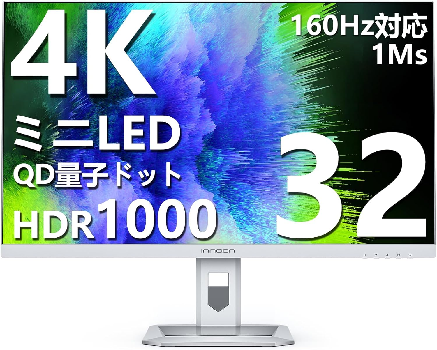 INNOCN 32インチ ミニ LED 4K コンピューターモニター